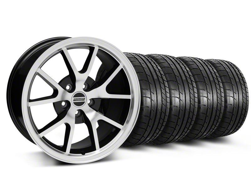 Mustang 17x9 FR500 Style Wheel & Mickey Thompson Street Comp Tire