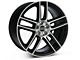 Staggered Laguna Seca Style Black Machined Wheel and NITTO INVO Tire Kit; 19x9/10 (05-14 Mustang)