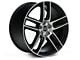 Staggered Laguna Seca Style Black Machined Wheel and Sumitomo Maximum Performance HTR Z5 Tire Kit; 19x9/10 (05-14 Mustang)