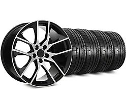 19x8.5 Magnetic Style Wheel & Mickey Thompson Street Comp Tire Package (05-14 Mustang GT, V6)