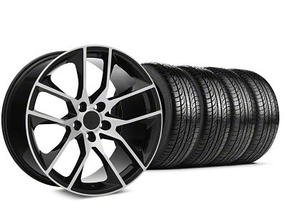 19x8.5 Magnetic Style Wheel & Pirelli All-Season P Zero Nero Tire Package (05-14 Mustang GT, V6)