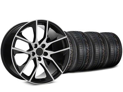 20x8.5 Magnetic Style Wheel & NITTO High Performance INVO Tire Package (15-23 Mustang GT, EcoBoost, V6)