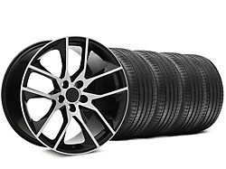 20x8.5 Magnetic Style Wheel & Sumitomo High Performance HTR Z5 Tire Package (15-23 Mustang GT, EcoBoost, V6)