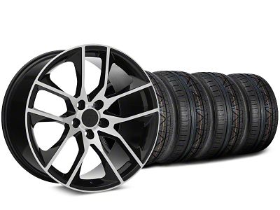 20x8.5 Magnetic Style Wheel & NITTO High Performance INVO Tire Package (05-14 Mustang)