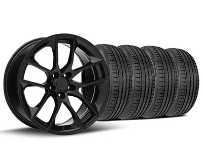 19x8.5 Magnetic Style Wheel & Sumitomo High Performance HTR Z5 Tire Package (15-23 Mustang GT, EcoBoost, V6)