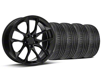 19x8.5 Magnetic Style Wheel & Sumitomo High Performance HTR Z5 Tire Package (15-23 Mustang GT, EcoBoost, V6)