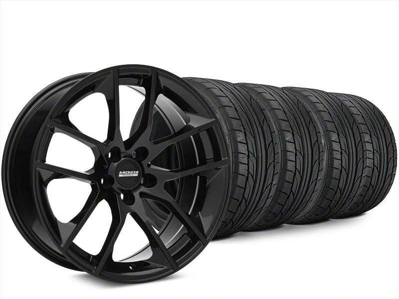 Carroll Shelby Wheels Mustang CS3 Gloss Black Wheel; 20x9.5
