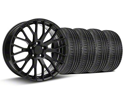 19x8.5 Performance Pack Style Wheel & Sumitomo High Performance HTR Z5 Tire Package (15-23 Mustang GT, EcoBoost, V6)