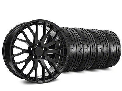 20x8.5 Performance Pack Style Wheel & Mickey Thompson Street Comp Tire Package (15-23 Mustang GT, EcoBoost, V6)