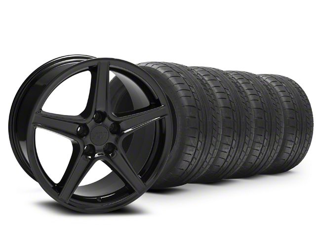 18x10 Saleen Style Wheel & Mickey Thompson Street Comp Tire Package (05-14 Mustang GT, V6)