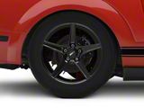 Saleen Style Gloss Black Wheel; Rear Only; 18x10; 45mm Offset (05-09 Mustang GT, V6)
