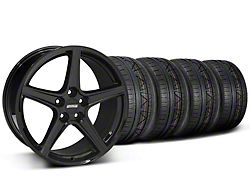 19x8.5 Saleen Style Wheel & NITTO High Performance INVO Tire Package (05-14 Mustang GT w/o Performance Pack, V6)
