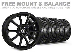 Shelby Super Snake Style Black Wheel and Mickey Thompson Tire Kit; 20x9 (05-14 Mustang)