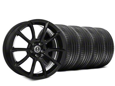 Shelby Super Snake Style Black Wheel and Sumitomo Maximum Performance HTR Z5 Tire Kit; 20x9 (05-14 Mustang)