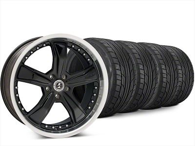 20x9 Shelby Razor Wheel & NITTO High Performance NT555 G2 Tire Package (15-23 Mustang EcoBoost w/o Performance Pack, V6)
