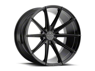 Blaque Diamond Wheels BD-11 Gloss Black Wheel; Front Only; 20x9; 20mm Offset (93-02 Camaro)