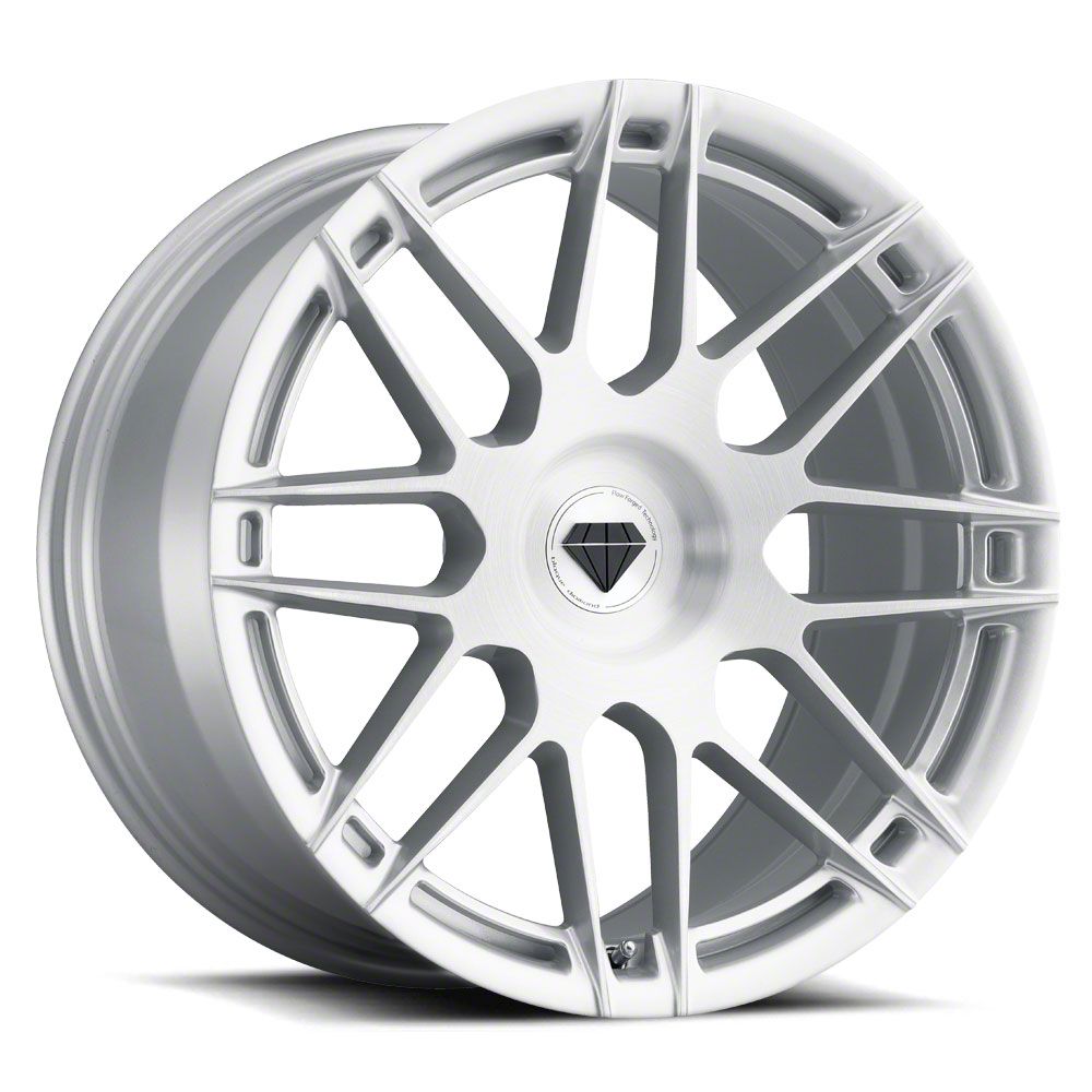 Fp Wheel Blaque Diamond Wheels Camaro BD-F12 Silver with Brush Face FP Wheel ...
