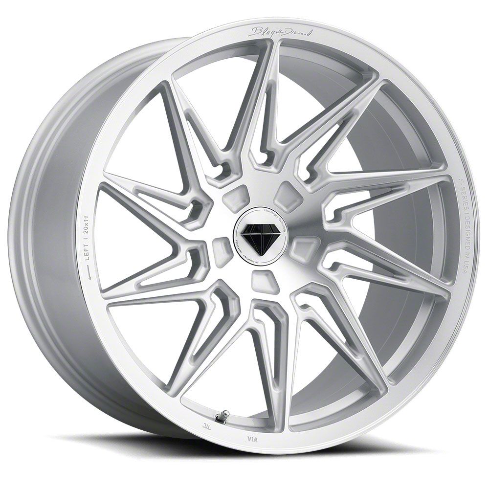 Fp Wheel Blaque Diamond Wheels Challenger BD-F20 Silver Brush Face FP Wheel ...