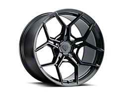 Blaque Diamond Wheels BD-F25 Gloss Black DP Wheel; Rear Only; 20x11; 45mm Offset (05-13 Corvette C6)