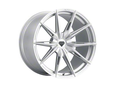 Blaque Diamond Wheels BD-F29 Silver with Brush Face DP Wheel; Rear Only; 20x11; 45mm Offset (05-13 Corvette C6)