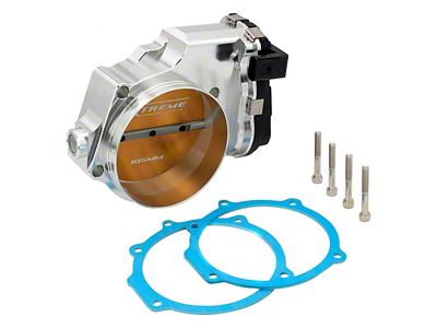 BLOX Racing 105mm Billet Throttle Body; Silver Anodized (15-23 6.2L HEMI Challenger)