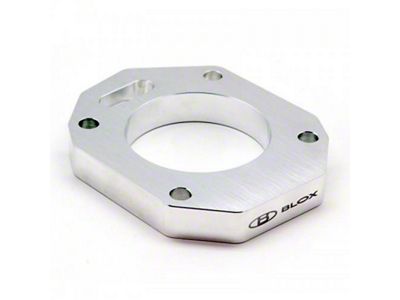 BLOX Racing 87mm Billet Throttle Body; Silver Anodized (11-14 Mustang GT)