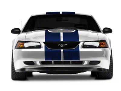 SEC10 GT500 Style Stripes; Blue; 10-Inch (94-04 Mustang)