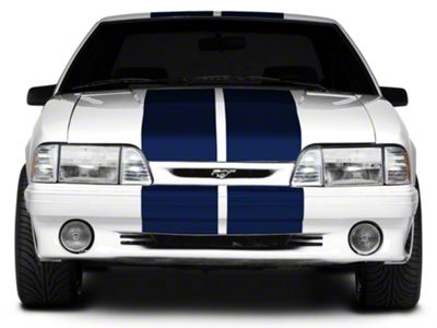 SEC10 Lemans Stripes; Blue; 12-Inch (79-93 Mustang)