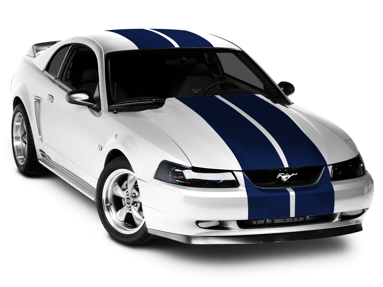 SEC10 Mustang Lemans Stripes; Blue; 12-Inch 26234G94 (94-04