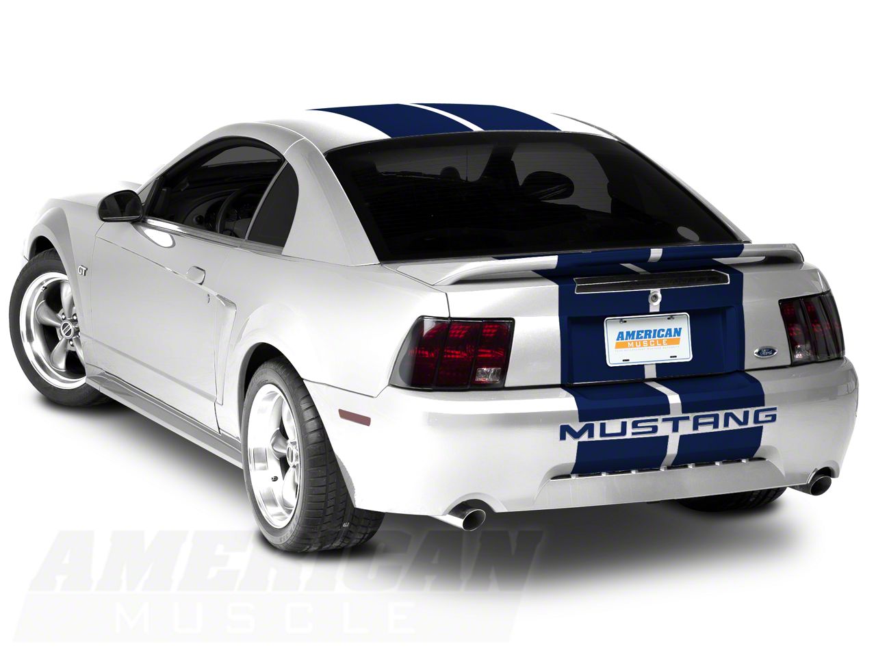 SEC10 Mustang Lemans Stripes; Blue; 12-Inch 26234G94 (94-04