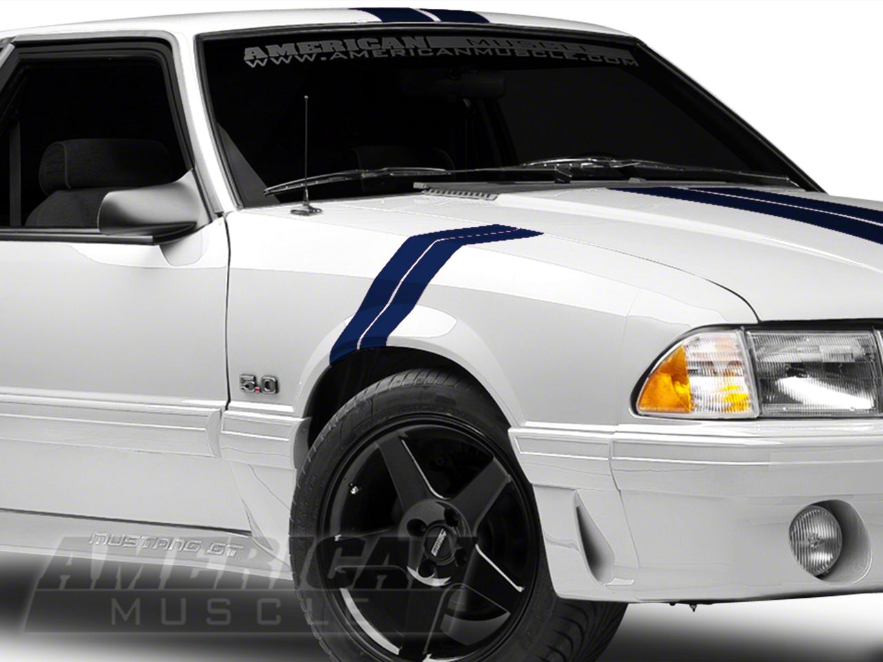 SEC10 Mustang Hash Marks; Blue 26360G79 (79-93 Mustang