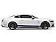 Rocker Stripes with Mustang Lettering; Blue (15-23 Mustang)