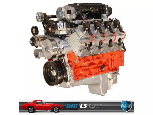 BluePrint Engines 427CI ProSeries Stroker Supercharged Crate Engine; LS Style