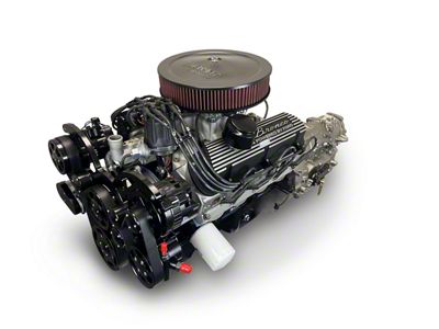 BluePrint Engines Bronco Edition Builder Series Small Block Ford 302 C.I. 365 HP Fuel Injected Crate Engine and 4R70W Automatic Transmission with Black Pulley Kit