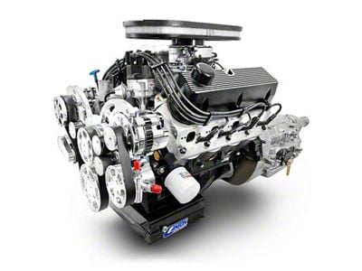 BluePrint Engines Cobra Edition Builder Series Small Block Ford 427 C.I. 541 HP Fuel Injected Crate Engine and 4R70W Automatic Transmission with Polished Pulley Kit