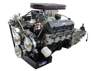 BluePrint Engines Mustang Edition Builder Series Small Block Ford 347 C.I. 415 HP Fuel Injected Crate Engine and TKX Manual Transmission with Polished Pulley Kit