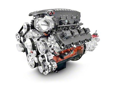 BluePrint Engines Standard Edition Builder Series Chrysler HEMI 426 C.I. 872 HP Supercharged Crate Engine and T56 Manual Transmission with Polished Pulley Kit