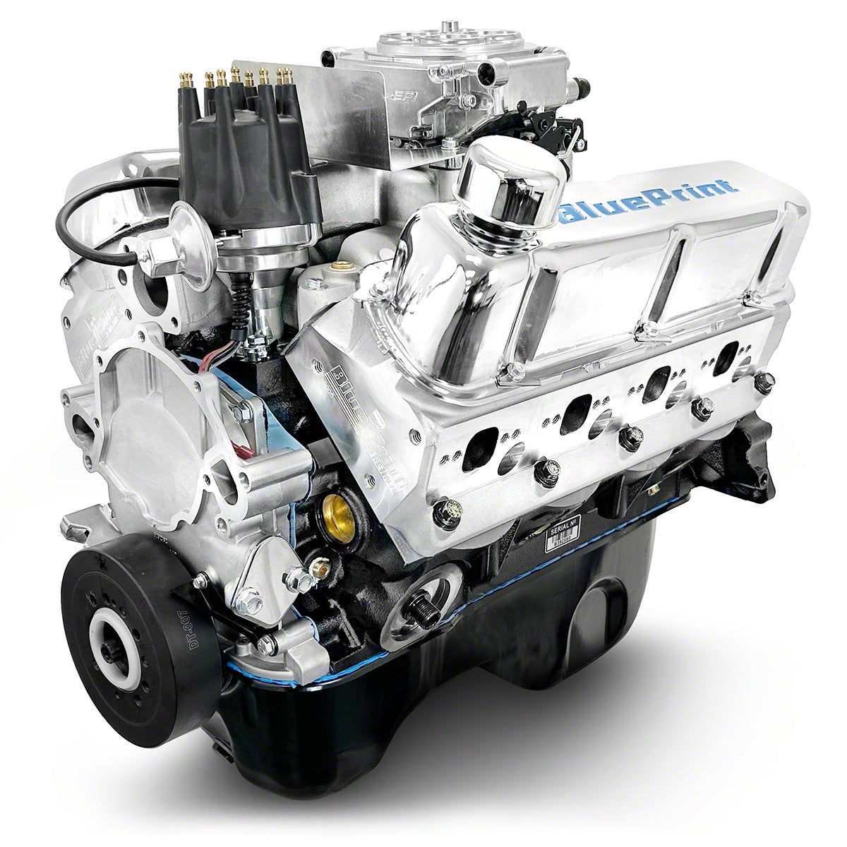 BluePrint Engines Small Block Ford 302 C.I. 361 HP Base Dressed Fuel Injected Rear Sump Crate Engine