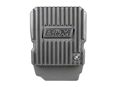 B&M NAG-1 Hi-Tek Deep Transmission Pan; Natural (08-14 Challenger)