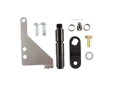 B&M 4R70W Automatic Transmission Cable Bracket and Shift Lever Kit (96-04 Mustang)