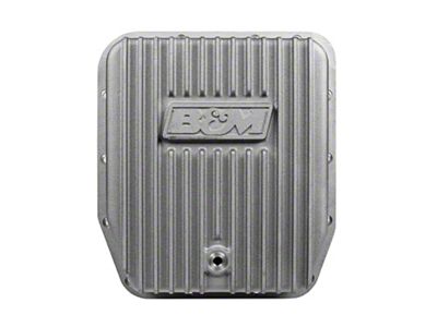 B&M AOD/4R70W Hi-TEK Deep Transmission Pan; Natural (84-04 Mustang)