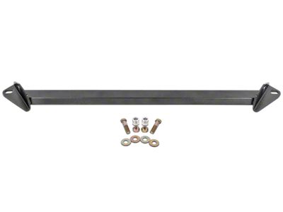 BMR Front Subframe Chassis Brace; 2-Point; Black Hammertone (15-23 Mustang GT, EcoBoost; 24-25 Mustang w/ Manual Transmission)