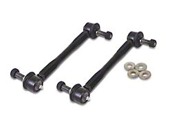 BMR End Link Kit for Front Sway Bar; Black (15-24 Mustang)