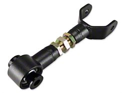 BMR On-Car Adjustable DOM Rear Upper Control Arm; Spherical Bearings; Black Hammertone (11-14 Mustang)