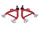 BMR Adjustable Front Lower Coil-Over Arm Arms; Rod End; Tall Ball Joint; Red (79-93 Mustang)