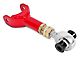 BMR On-Car Adjustable DOM Rear Upper Control Arm; Rod Ends; Red (11-14 Mustang)
