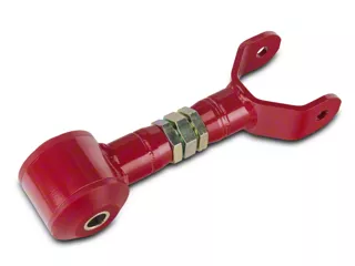 BMR On-Car Adjustable DOM Rear Upper Control Arm; Polyurethane Bushings; Red (11-14 Mustang)