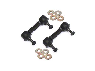 BMR Adjustable End Link Kit for Rear Sway Bar; Black (10-11 Camaro)