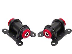 BMR Adjustable Motor Mounts; Polyurethane Bushings; Black Hammertone (98-02 5.7L Camaro)