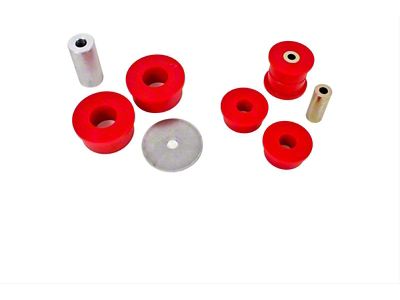 BMR Differential Bushing Kit; Polyurethane; Red (16-24 Camaro)